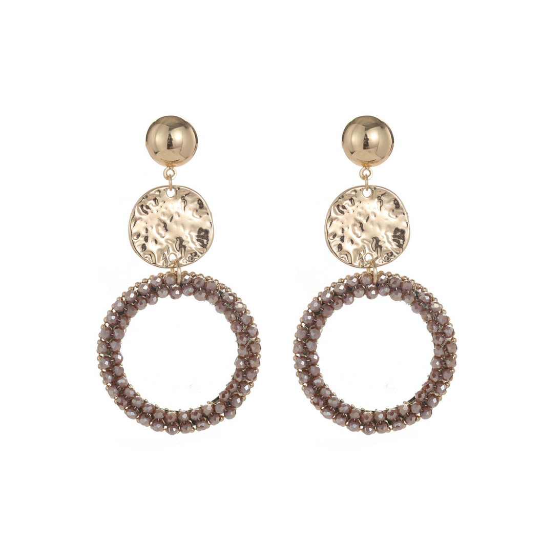 Earring Livia - Taupe