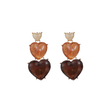 Afbeelding in Gallery-weergave laden, Earring Beth - Brown
