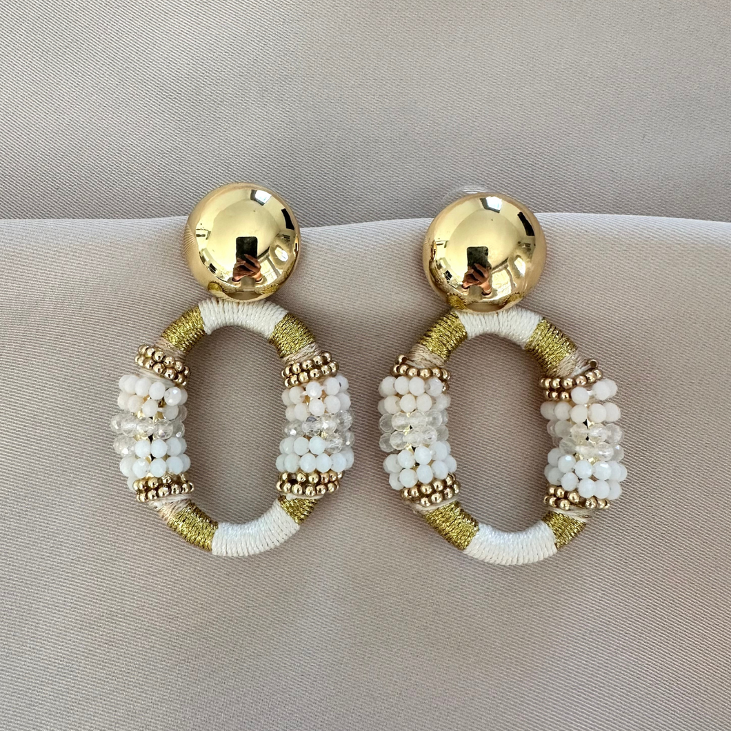 Earring Jacqui - White