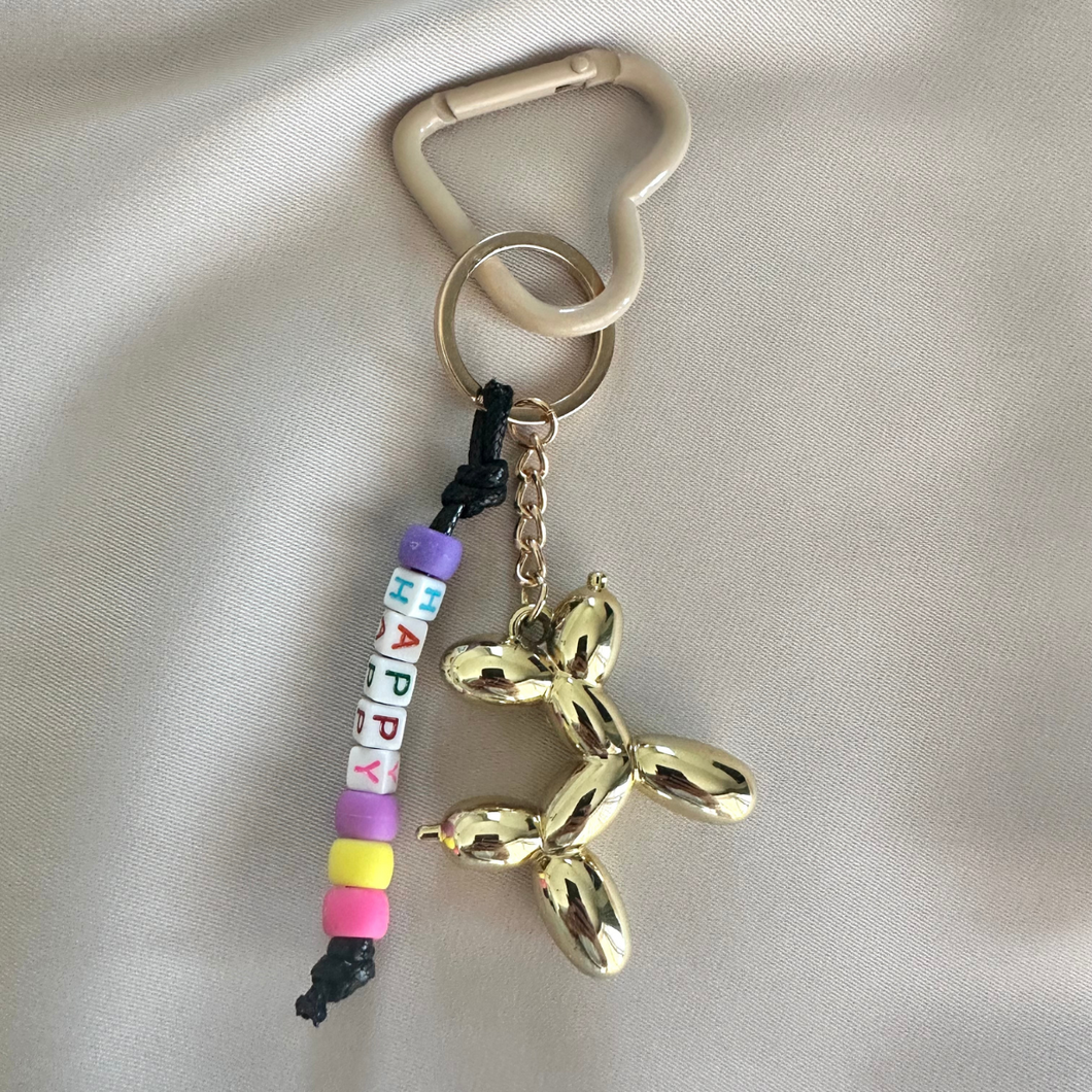 Bag Charm - Golden Dog