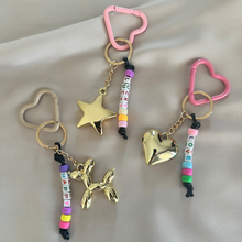 Afbeelding in Gallery-weergave laden, Bag Charm - Golden Heart
