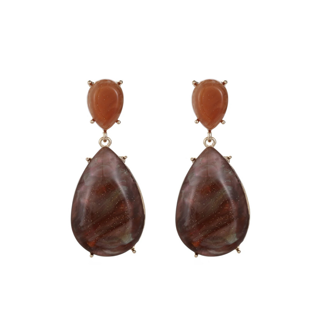 Earring Elena - Brown