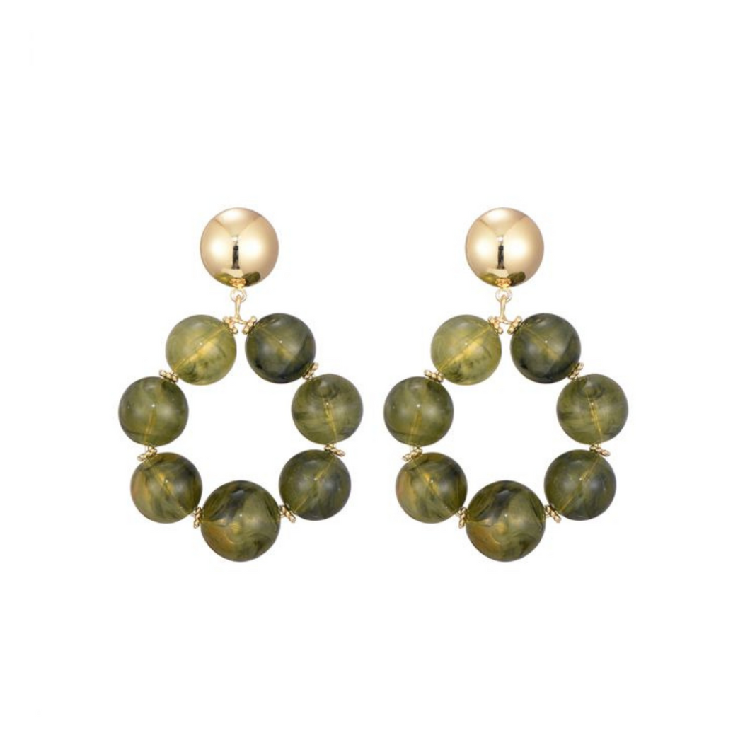 Earring Cecilia - Green