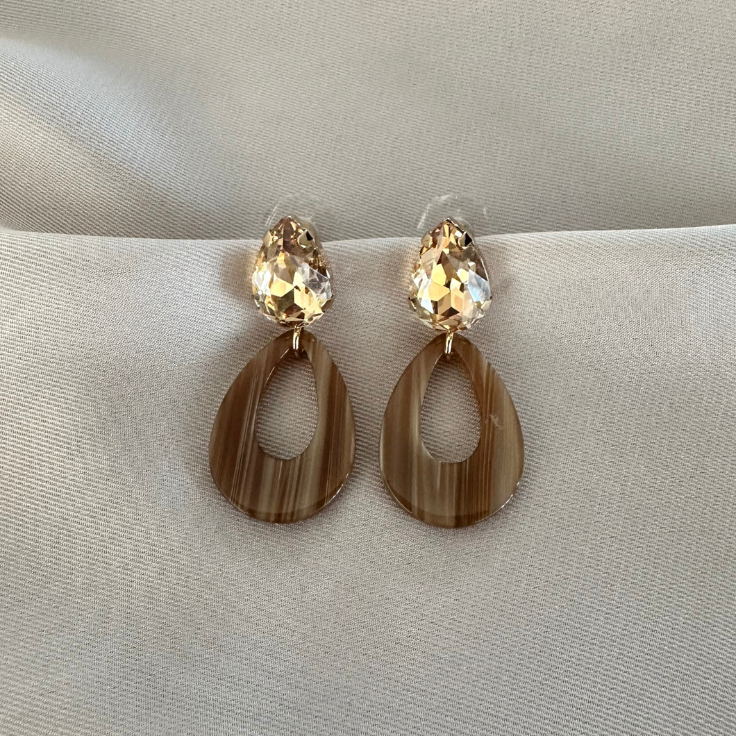 Earring Aurora - Taupe