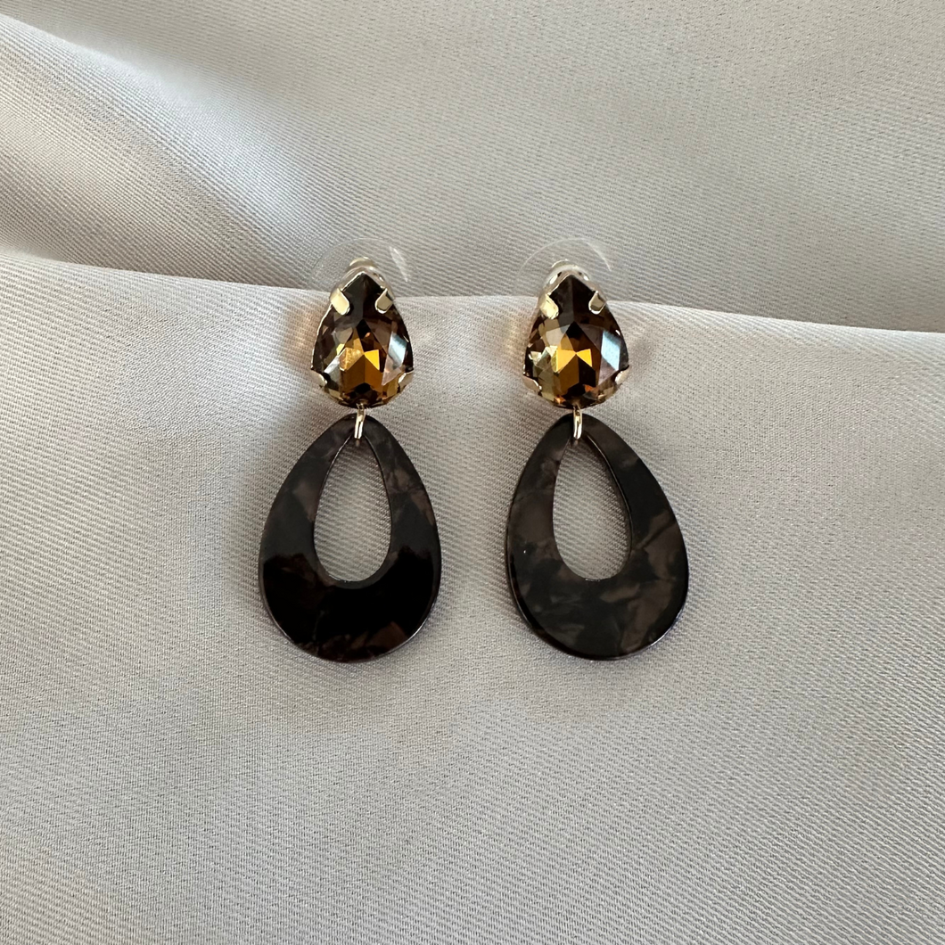 Earring Aurora - Brown