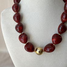Afbeelding in Gallery-weergave laden, Necklace Adele - Bordeaux
