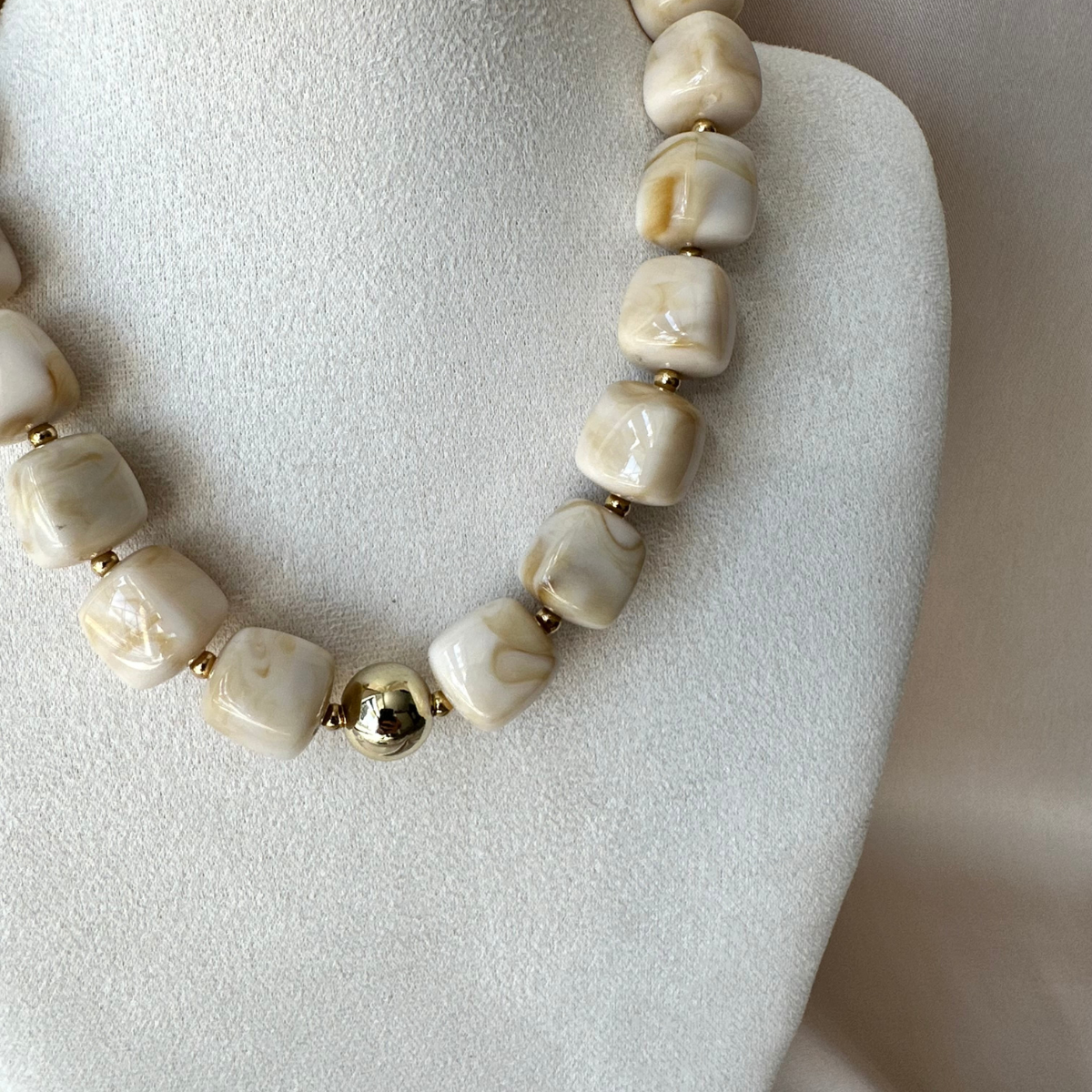 Ketting Alma - Beige