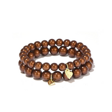 Afbeelding in Gallery-weergave laden, Armbandenset Bea - Bruin

