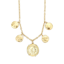 Afbeelding in Gallery-weergave laden, Necklace Coins - Gold
