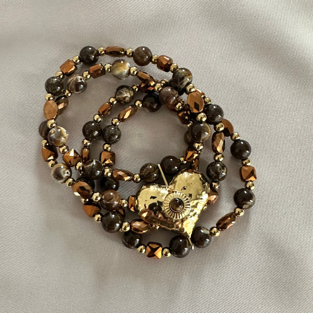 Bracelet Adela - Brown