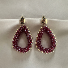 Afbeelding in Gallery-weergave laden, Earring Maecy - Bordeaux

