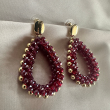Afbeelding in Gallery-weergave laden, Earring Maecy - Bordeaux
