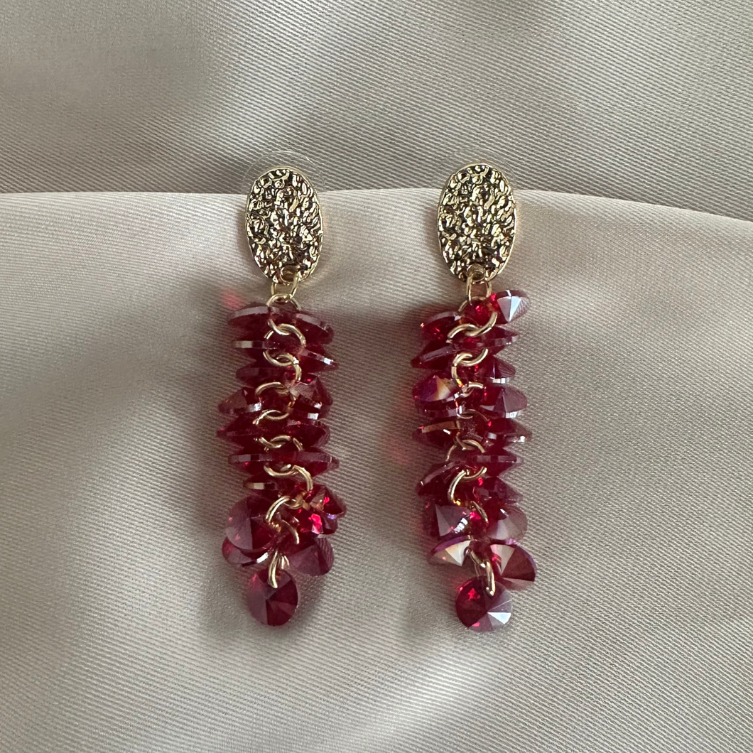 Earring Kirsten - Bordeaux