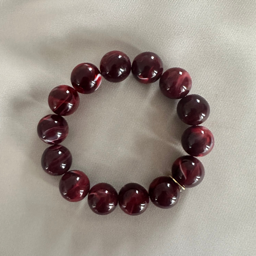 Bracelet Line - Bordeaux
