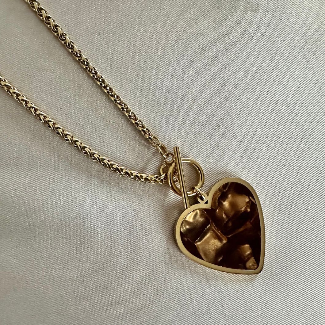Ketting Marjolein - Bruin & Goud