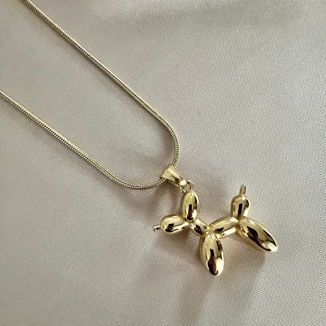Ketting Balloon Dog - Goud