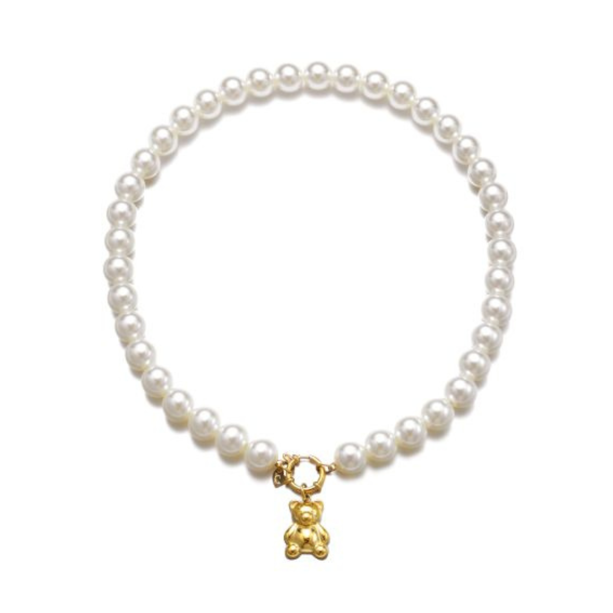 Kette Teddy - Perle & Gold