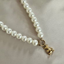 Afbeelding in Gallery-weergave laden, Ketting Teddy - Parel &amp; Goud
