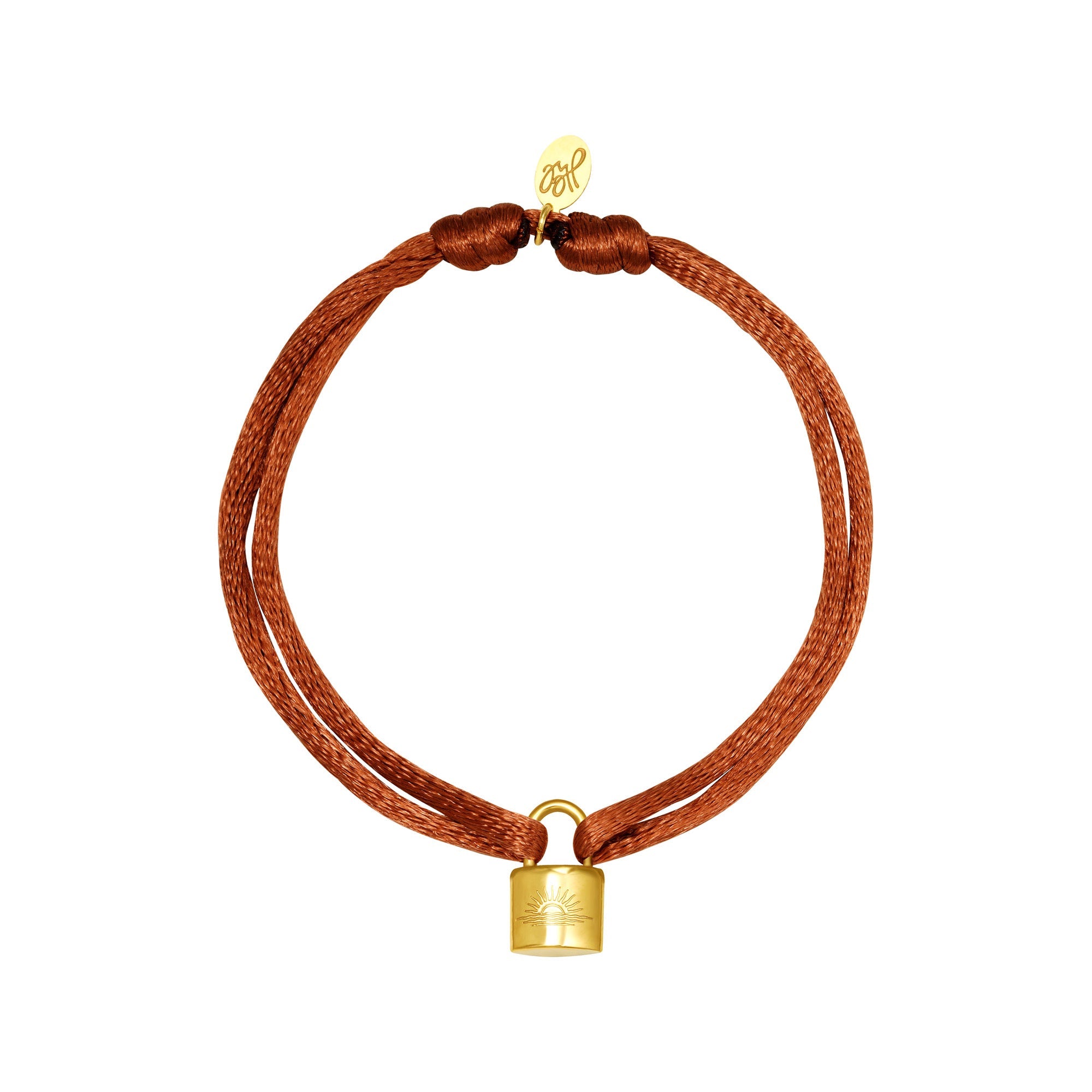 Armband Satin Lock – Ziegel