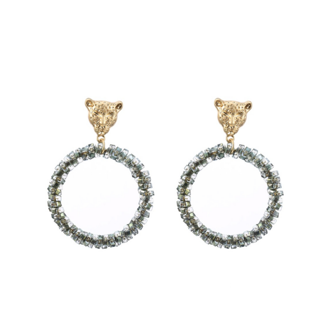 Earring Gaby - Army Green