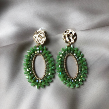 Afbeelding in Gallery-weergave laden, Earring Daphne - Green
