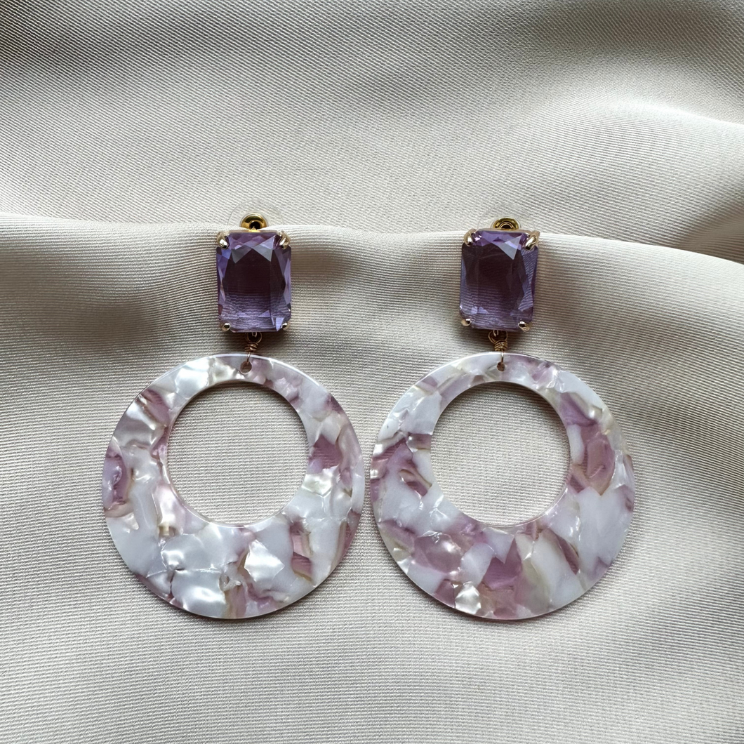 Earring Aurelie - Lila