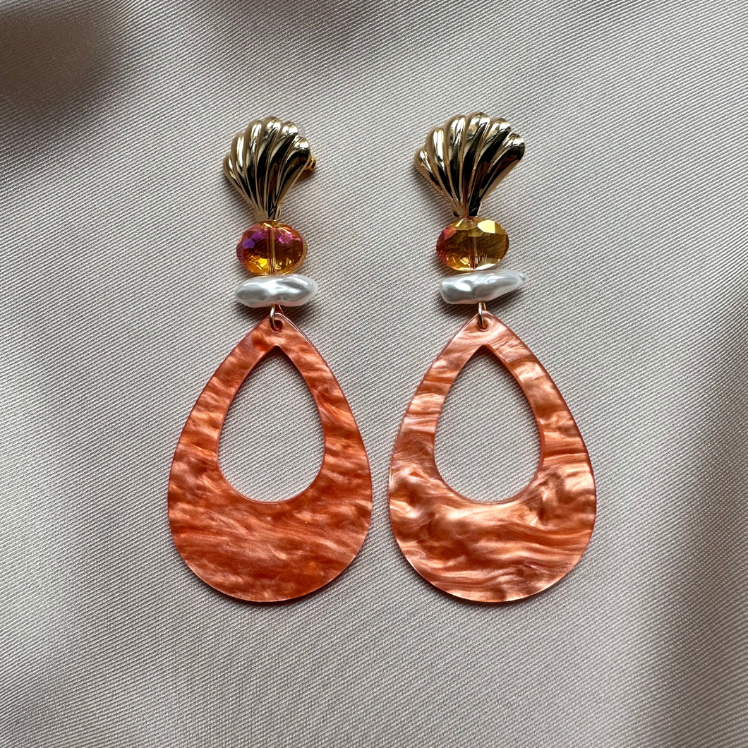 Earring Stacey - Orange